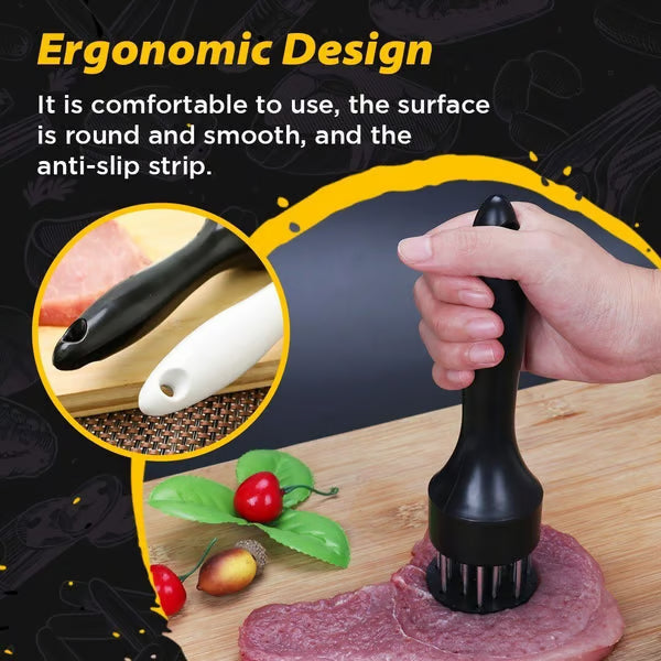 🥩 Stainless-Steel 21-Blade Meat Tenderizer