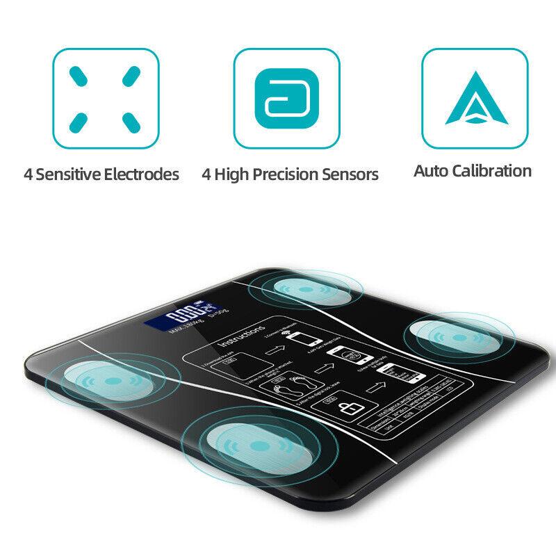 ⏳LAST DAY SALE 50% OFF🔥Smart BMI Digital Wireless Weight Scales with LCD Display