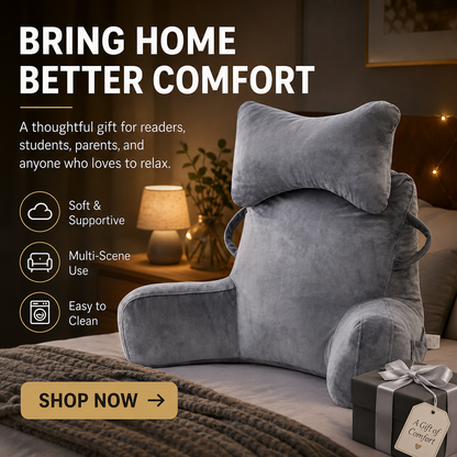 Multi-Functional Waist Support Reading Pillow Back Cushion