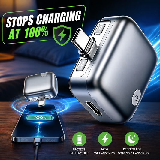 🔋 Smart USB-C Charging Auto-Stop Adapter