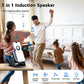 🔊 5-in-1 Bluetooth Speaker with Induction Charging & Adjustable Phone Stand