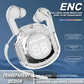 Mini Crystal Wireless Earphones Bluetooth 5.3 Headphones LED Power Display