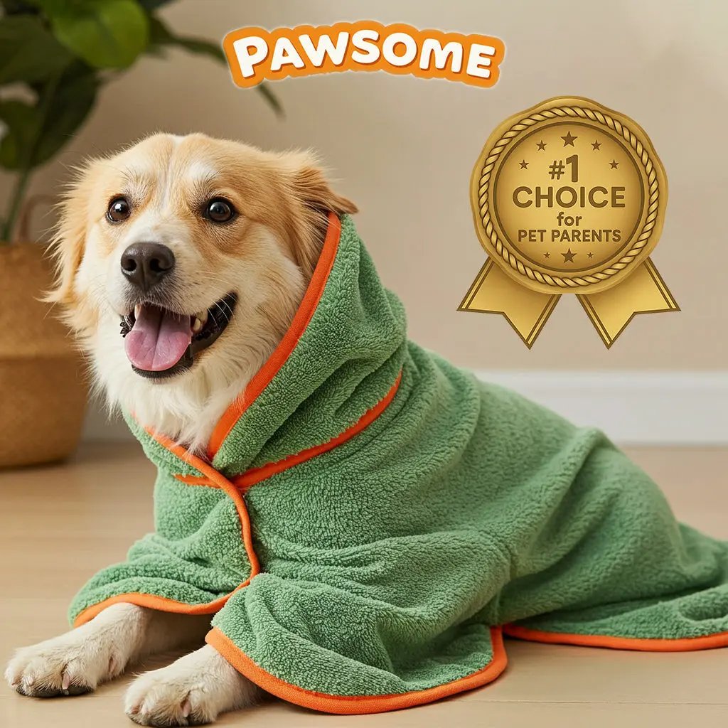🐶LAST DAY SALE 50% OFF💦 Super Absorbent Quick-drying Pet Dog Bathrobe🐾