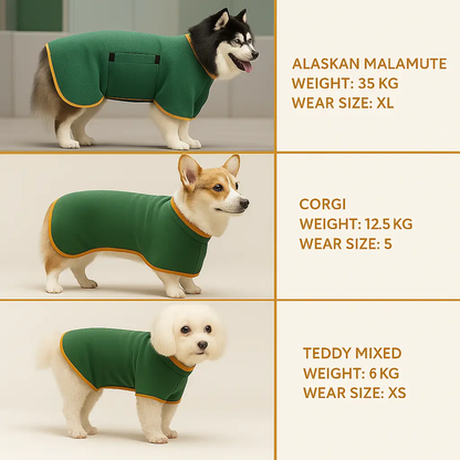 🐶LAST DAY SALE 50% OFF💦 Super Absorbent Quick-drying Pet Dog Bathrobe🐾