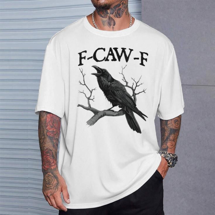 🏆LAST DAY SALE: Only $24.99!🔥 Humorous Crow Graphic T-Shirt – Say It With a Caw!