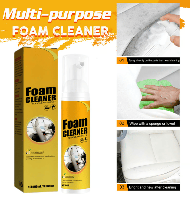 ⏰Buy 2 Get 1 Free🔥🏆 50K+ SOLD!💦All-Purpose Rinse-Free Cleaning Spray