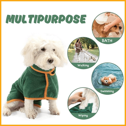 🐶LAST DAY SALE 50% OFF💦 Super Absorbent Quick-drying Pet Dog Bathrobe🐾