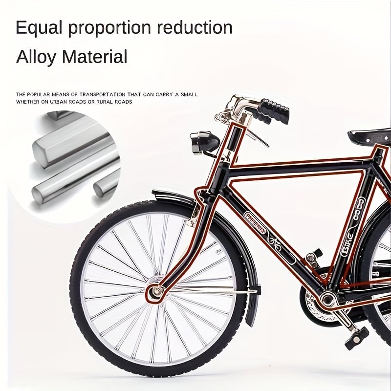 🔥 50% OFF 💖 DIY Alloy Mini Bicycle Model