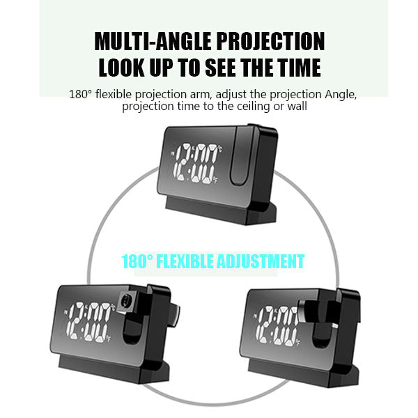 Smart Digital Projection Clock（50% OFF）