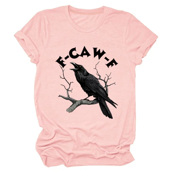 🏆LAST DAY SALE: Only $24.99!🔥 Humorous Crow Graphic T-Shirt – Say It With a Caw!