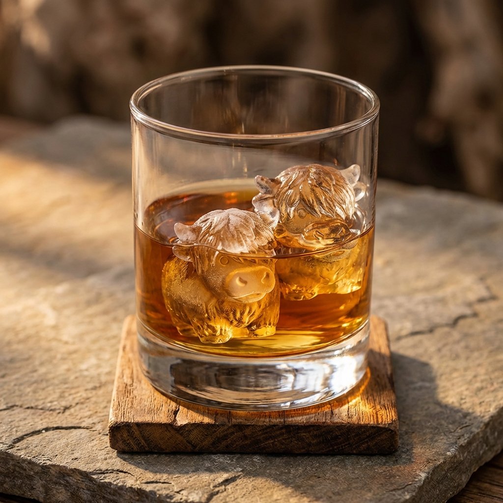 ⏳LAST DAY SALE 50% OFF⚡🐮 Mini Highland Cow Ice Cube Mold – Cute 3D Ice for Drinks, Parties & Gifts