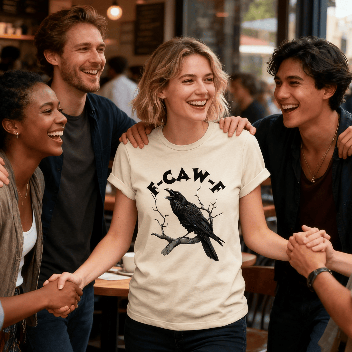 🏆LAST DAY SALE: Only $24.99!🔥 Humorous Crow Graphic T-Shirt – Say It With a Caw!