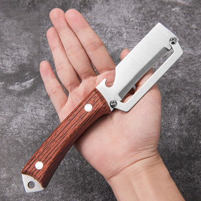 🏆 35K+ SOLD! 🔪 All-in-One Stainless Steel Peeler | Razor-Sharp Blade with Bottle Opener 🍎