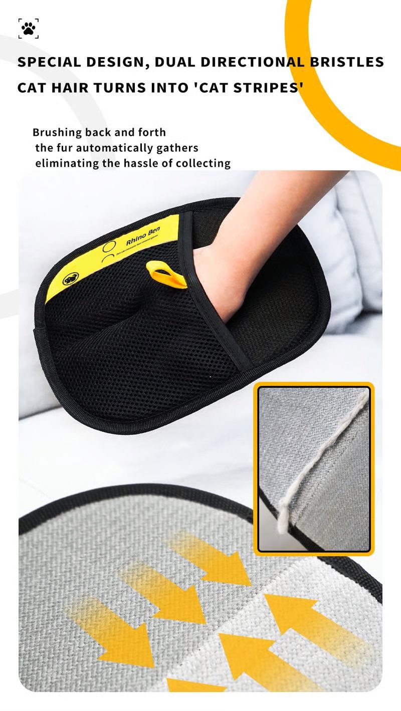 🔥2026 Hot Sale 50% OFF✨⚡ 50K+ SOLD! 🎁Reusable Electrostatic Pet Hair Removal Glove - Works on Clothes, Couch, Car & All Fabric Surfaces