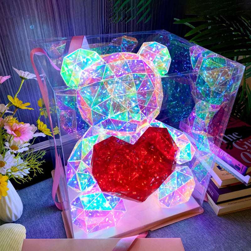 💕Valentine's Day Special - 60% OFF🎁 Colorful Glowing Bear