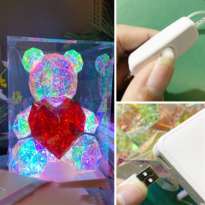💕Valentine's Day Special - 60% OFF🎁 Colorful Glowing Bear