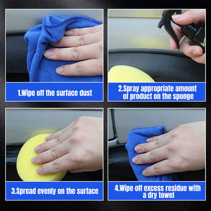 🔥2025 Hot sale!🚗 Crystal Coating Agent for Car Interior Plastic Parts Refurbishment