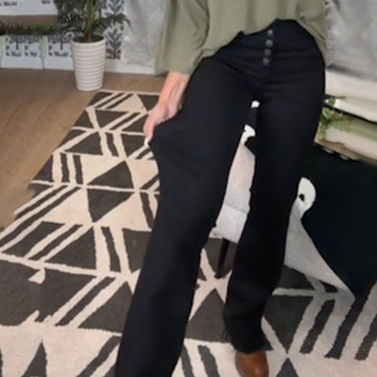 🎁Hot Sale 50% OFF👖Mid Rise Button Fly Bootcut Jeans