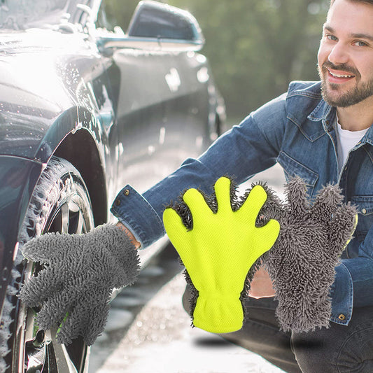 🧤✨Hot Sale50%💚Double Sided Five Finger Car Wash Gloves