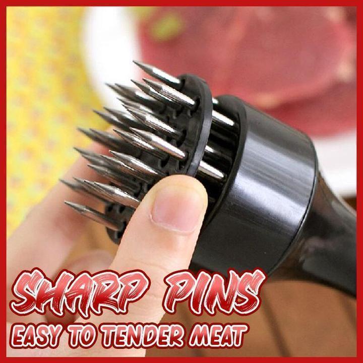 🥩 Stainless-Steel 21-Blade Meat Tenderizer