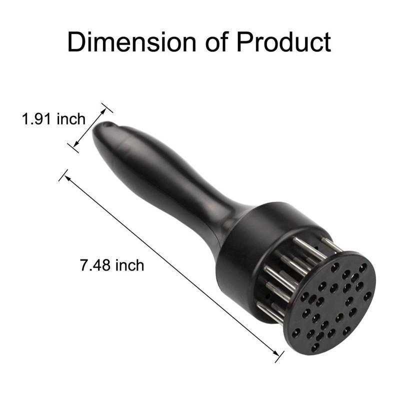 🥩 Stainless-Steel 21-Blade Meat Tenderizer
