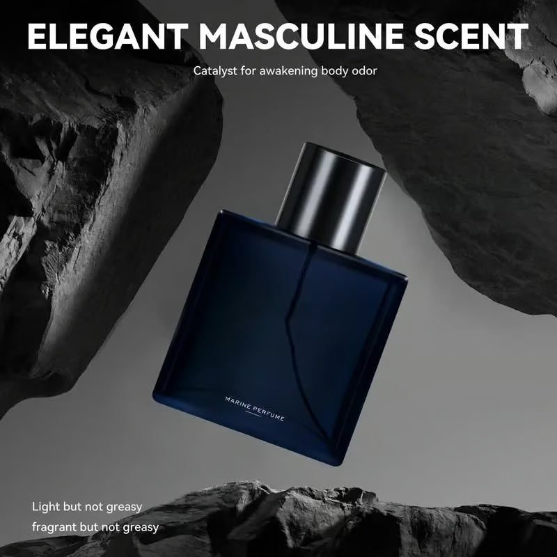 ☀️ 2026 Trending | Men’s Fresh Marine Cologne | 24H Ocean Scent & Zero Alcohol 🧊【50% OFF】