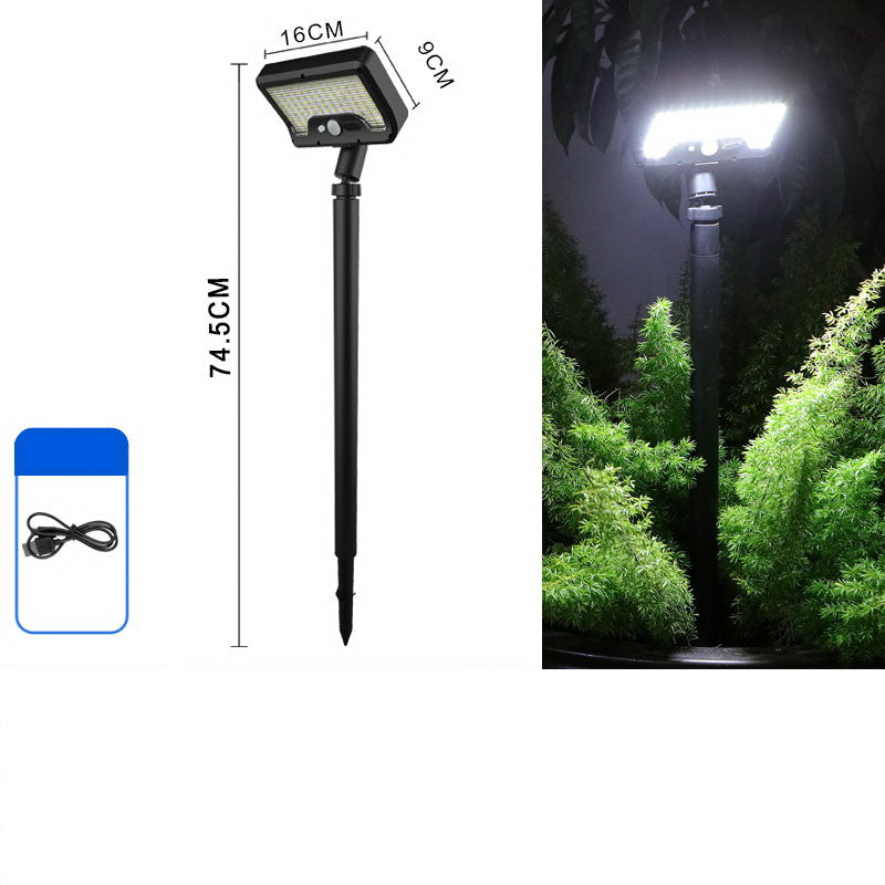 Removable Portable Dual Charging USB-C ＆ Solar Sensor Light