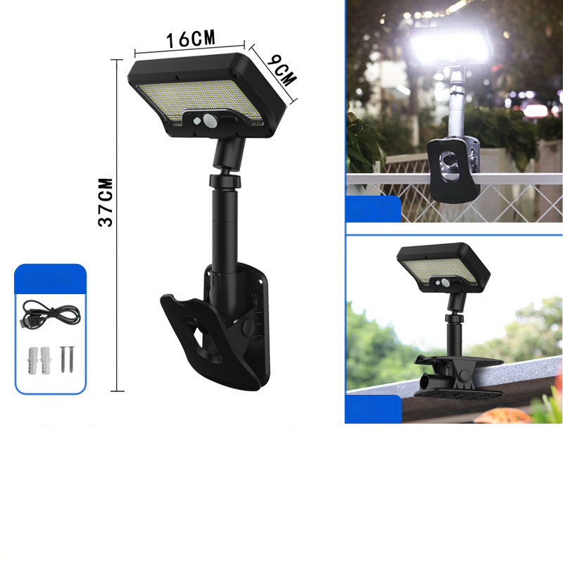 Removable Portable Dual Charging USB-C ＆ Solar Sensor Light