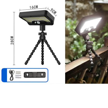 Removable Portable Dual Charging USB-C ＆ Solar Sensor Light