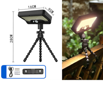 Removable Portable Dual Charging USB-C ＆ Solar Sensor Light