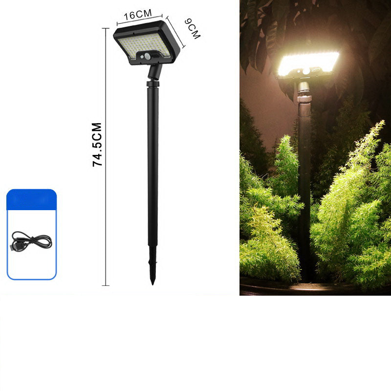 Removable Portable Dual Charging USB-C ＆ Solar Sensor Light