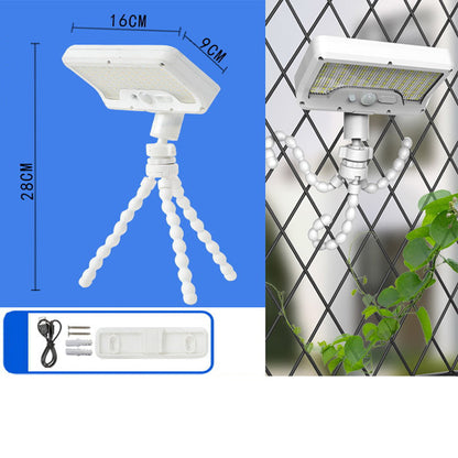 Removable Portable Dual Charging USB-C ＆ Solar Sensor Light