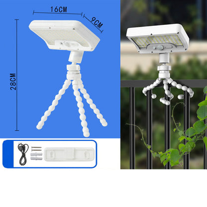 Removable Portable Dual Charging USB-C ＆ Solar Sensor Light