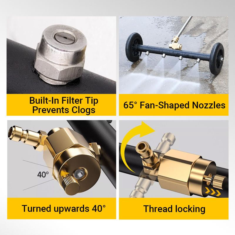 🚗2025 Hot Sale🔥Versatile Pressure Undercarriage Cleaner Nozzle