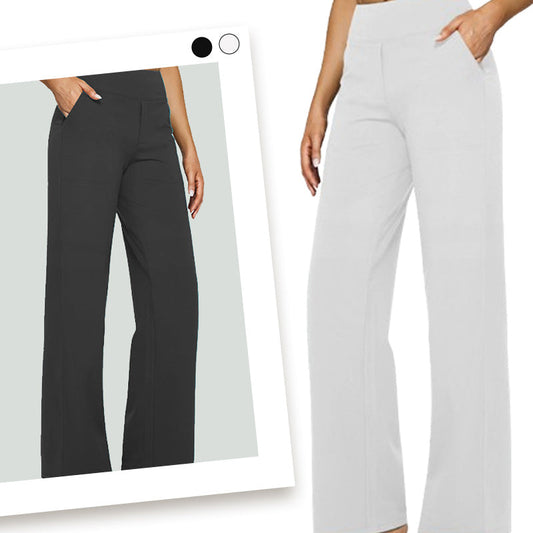 🎁 Hot Sale 50% OFF 🔥Women's high-waisted stretch yoga pants in a solid color