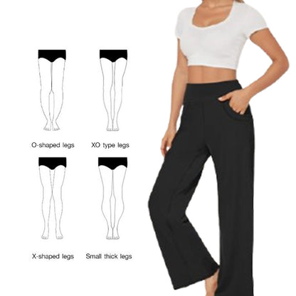 🎁 Hot Sale 50% OFF 🔥Women's high-waisted stretch yoga pants in a solid color