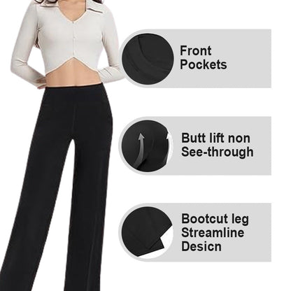 🎁 Hot Sale 50% OFF 🔥Women's high-waisted stretch yoga pants in a solid color