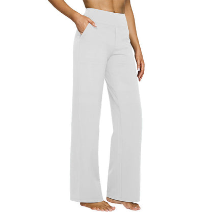 🎁 Hot Sale 50% OFF 🔥Women's high-waisted stretch yoga pants in a solid color
