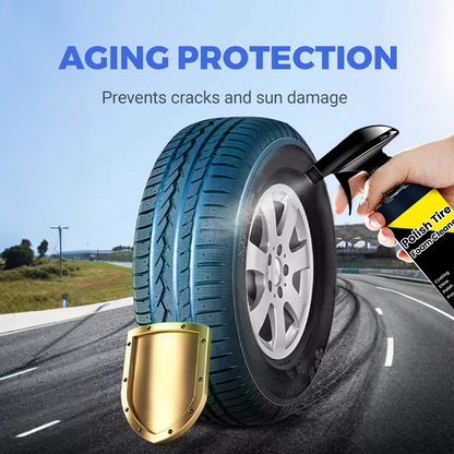 All-in-One Polish Tire Foam Cleaner