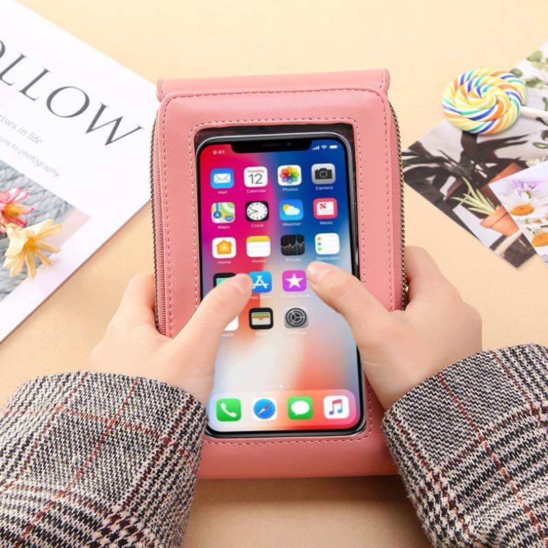 ⏳LAST DAY SALE 50% OFF💕Women's Touch Screen Mobile Phone Messenger bag