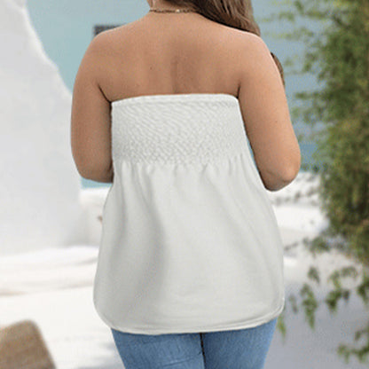 🔥Summer Hot Sale - Solid Chic Minimalist Basic Tube Top