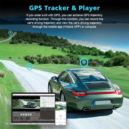 🏆🏆2025 flagship model 4K 📸dual-camera + GPS positioning dashcam