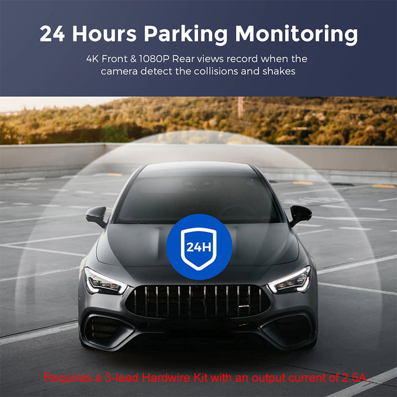 🏆🏆2025 flagship model 4K 📸dual-camera + GPS positioning dashcam