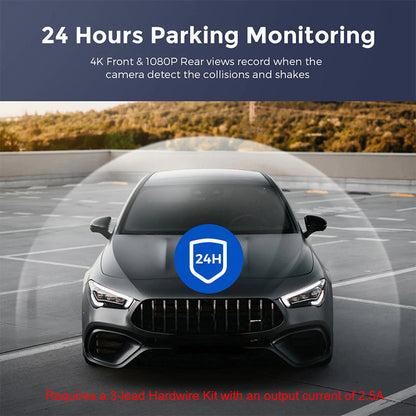 🏆🏆2025 flagship model 4K 📸dual-camera + GPS positioning dashcam
