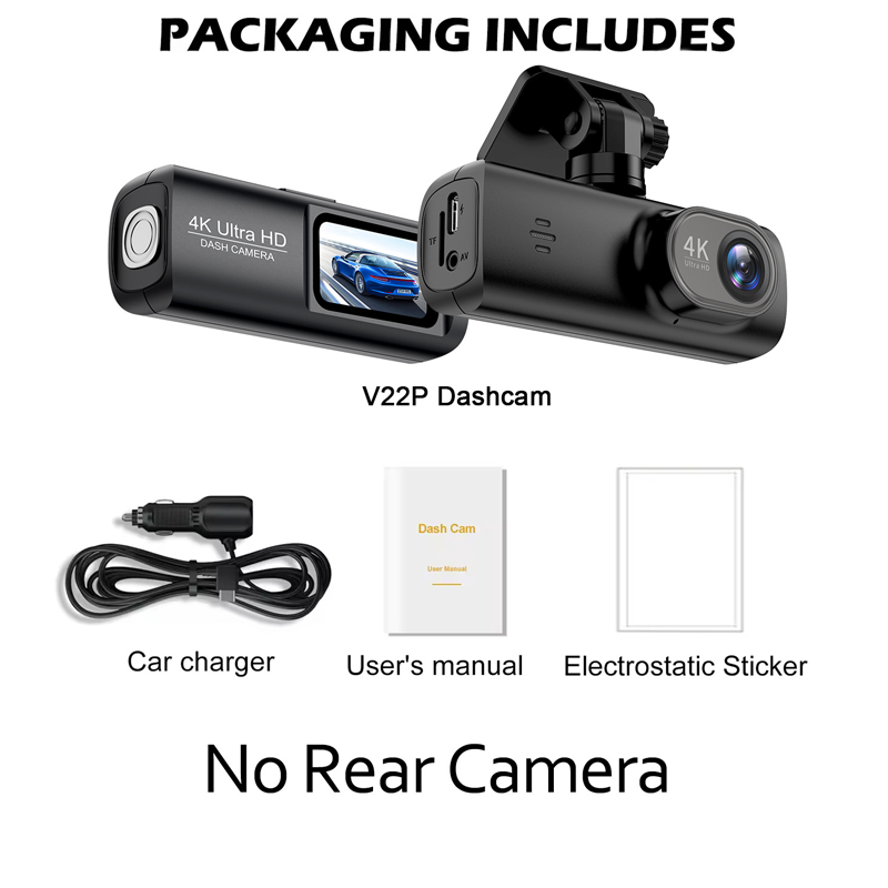 🏆🏆2025 flagship model 4K 📸dual-camera + GPS positioning dashcam