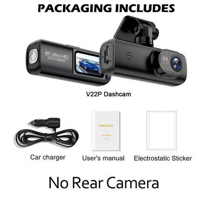 🏆🏆2025 flagship model 4K 📸dual-camera + GPS positioning dashcam