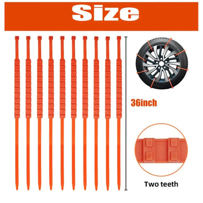 🔥2026 New Year Save 50% Off 🔥⛓️Universal Reusable Anti-skid Nylon Tire Chains❄️