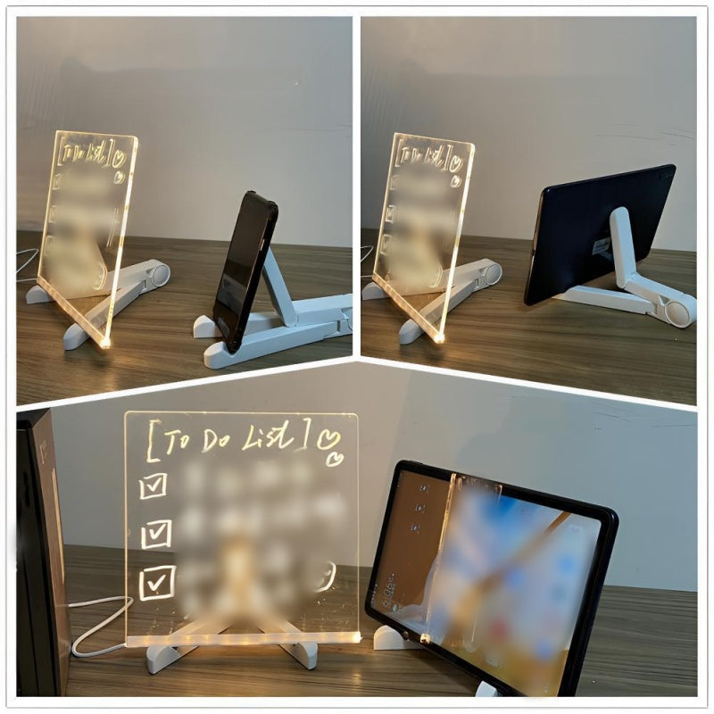 ✨ Erasable Light-Up Acrylic Drawing & Message Board