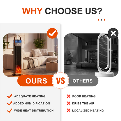 🔥Hot Sale Offers🔥2-in-1 Space Heater & Humidifier