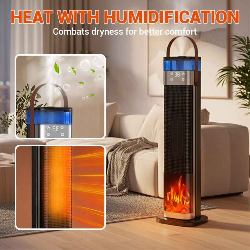 🔥Hot Sale Offers🔥2-in-1 Space Heater & Humidifier